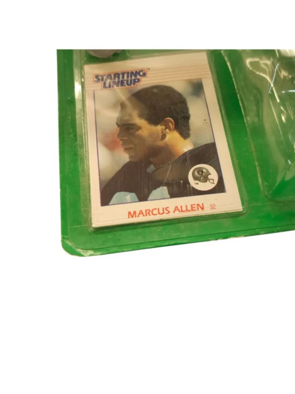1988 Kenner Starting Lineup Marcus Allen Los Angeles Raiders Figure Card NOC